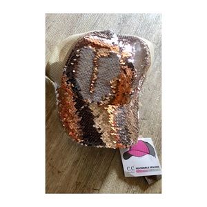 Women’s C.C. Messy Bun Sequin Hat